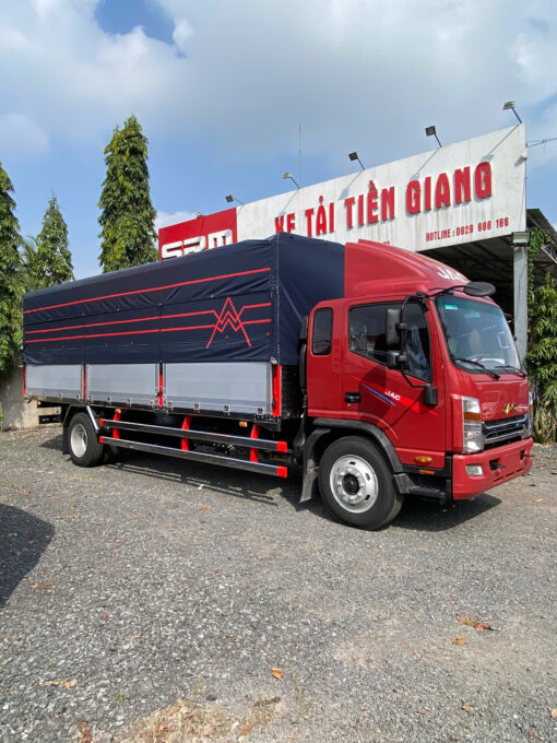 Xe Tải JAC N900 9 Tấn 4 Thùng Mui Bạt Bửng Nhôm